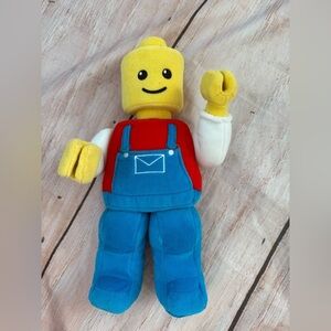 Official Lego Mini Figure 13” Plush Toy Doll Postal Worker Mailman Vintage 2004